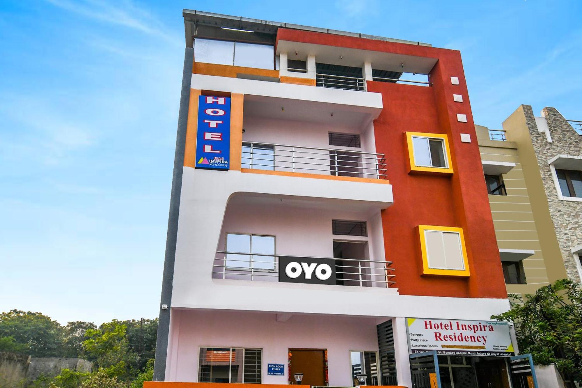 Oyo Hotel Inspira Residency Індаур Екстер'єр фото